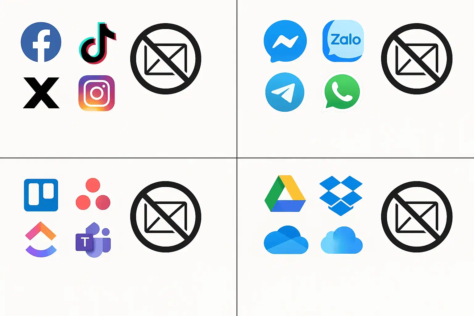 đâu không phải là dịch vụ thư điện tử